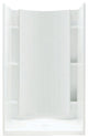 Sterling Alcove 36"x36"x77" Vikrell Center Shower Kit, White