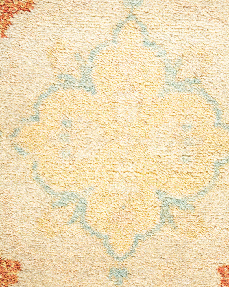 Alexandria, One-of-a-Kind Hand-Knotted Area Rug Ivory, 8'3"x10'9"