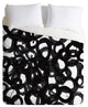 Kent Youngstrom Black Circles Duvet Cover Set, King