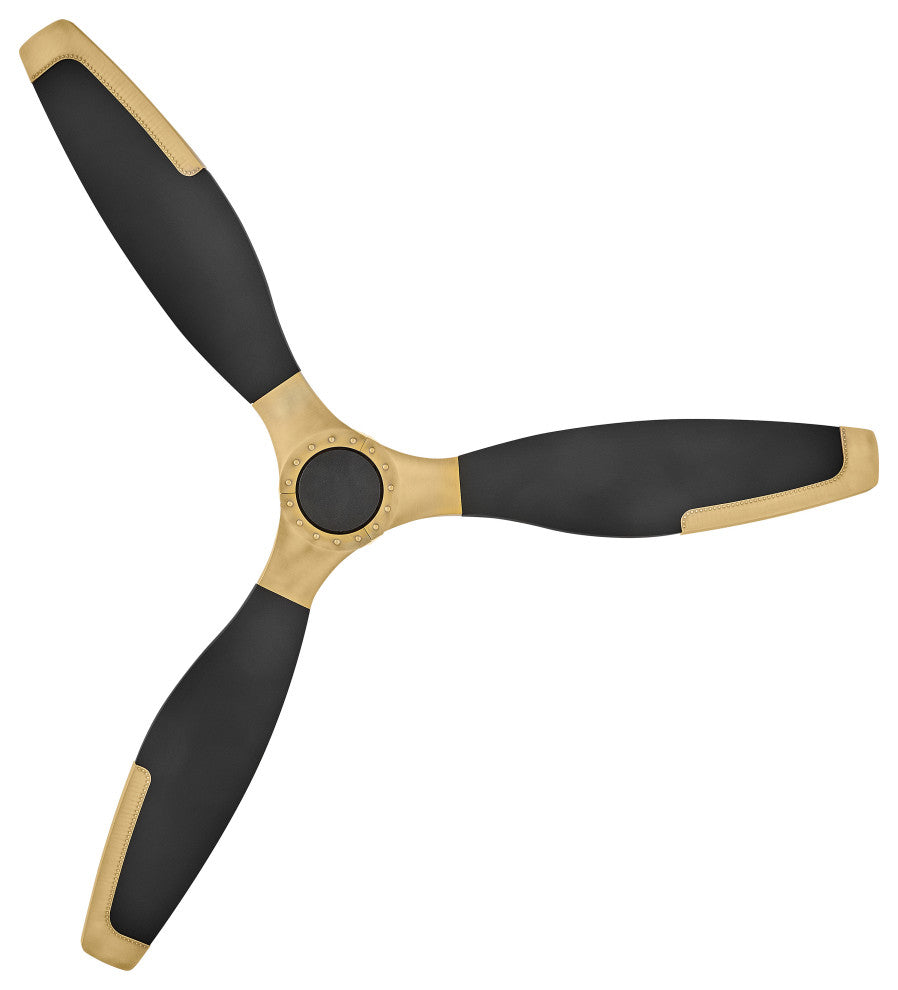 Hinkley Aileron 60" Led Smart Fan, Matte Black