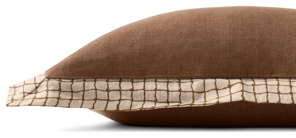 Loloi PLL0196 Brown 13'' x 21'' Cover WithPoly