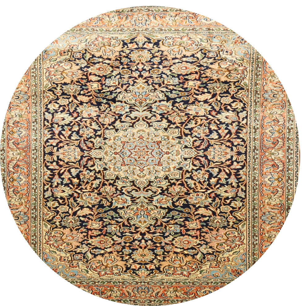 Ahgly Company Indoor Round Traditional Area Rugs, 4' Round