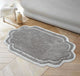 Allure Collection Absorbent Cotton Machine Washable Rug 21"x34", Gray