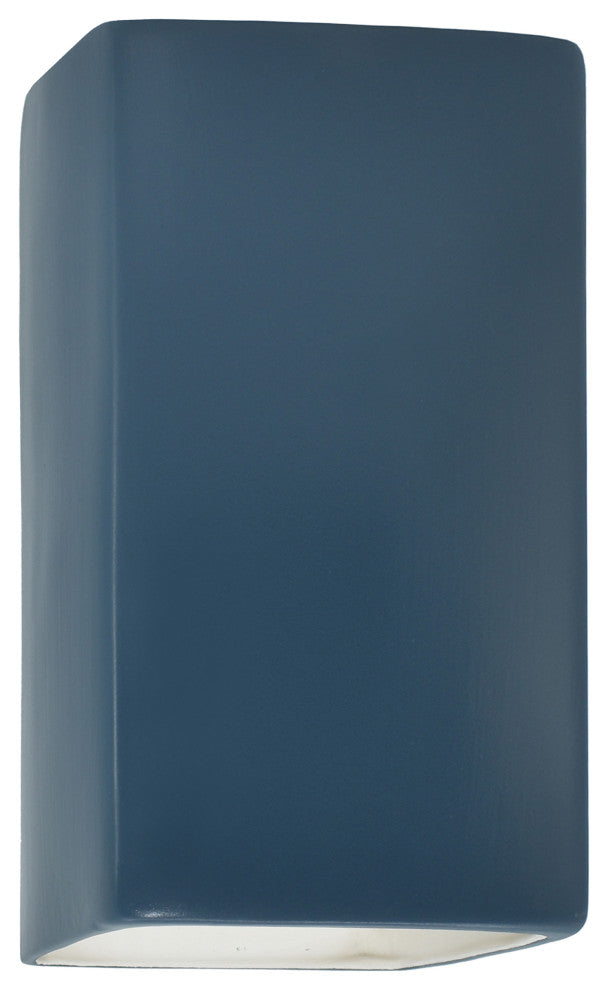 Ambiance Collection, ADA Outdoor Small Ceramic Wall Sconce Finish, LED, Midnight Sky