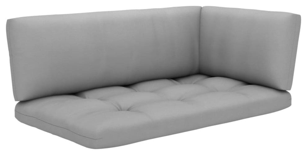 Vidaxl Pallet Sofa Cushions 3-Piece Gray