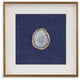 Agate Crystal Wall Art - Gold Frame
