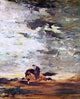 Gustave Moreau Scottish Horseman, 20"x25" Wall Decal