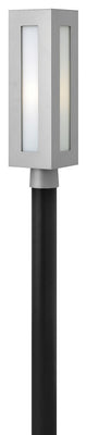 Hinkley Dorian Outdoor Medium Post Or Pier Mount Lantern, Titanium