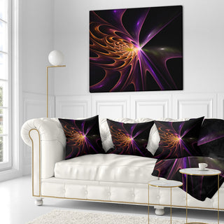 Fractal 3D Colored Bulgy Circles Abstract Throw Pillow, 18"x18"