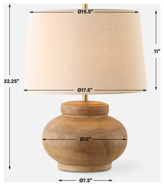 Uttermost Urbino Aged Terracotta Table Lamp