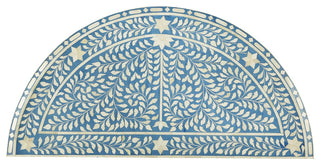 Butler Darrieux Blue Bone Inlay Demilune Console Table