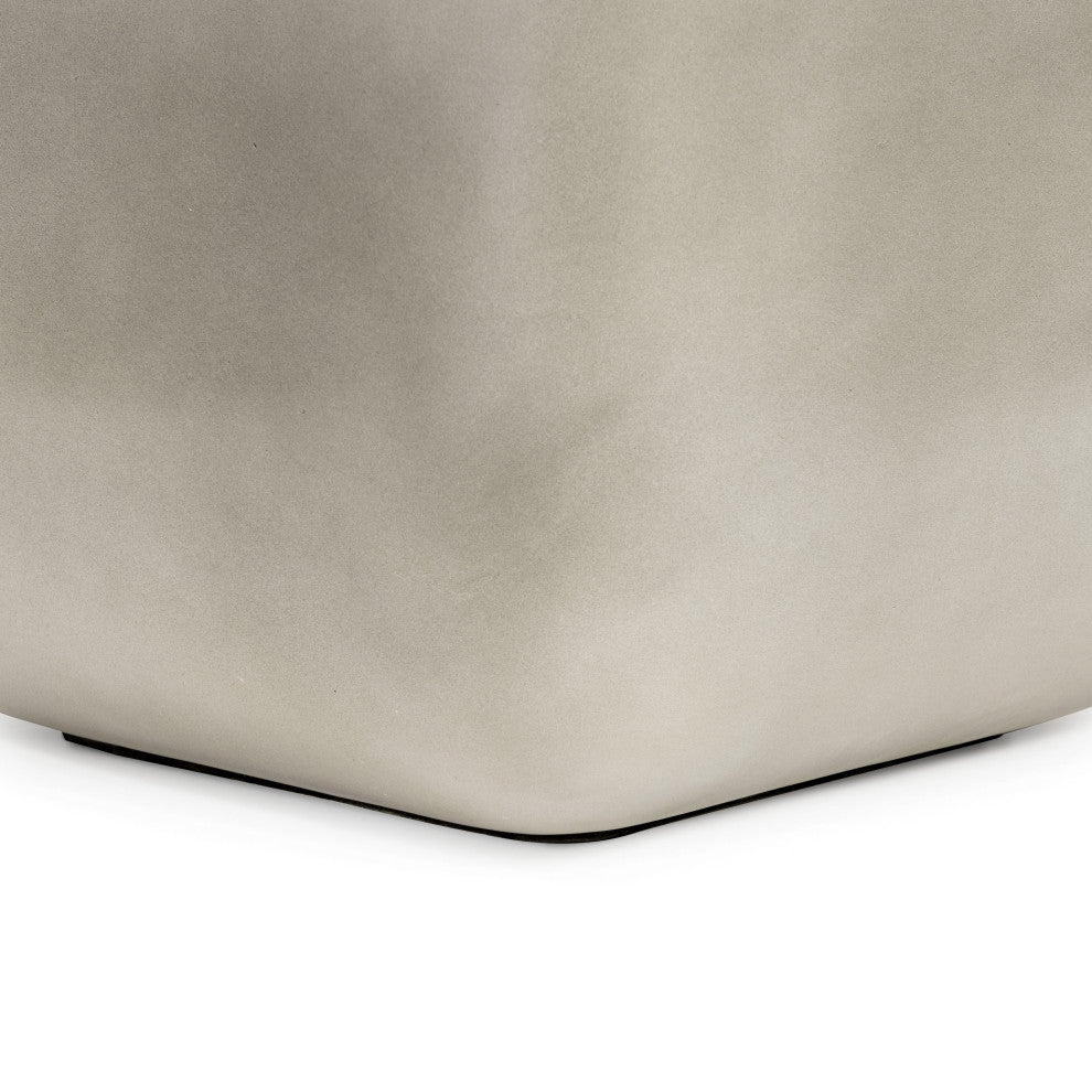 Ivan Square Planter-Grey Concrete