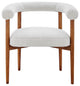Keanu Fabric Dining Side Chair, Boucle Beige
