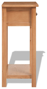 vidaXL Console Table Hallway Table Accent Table Entryway Table Solid Wood Oak