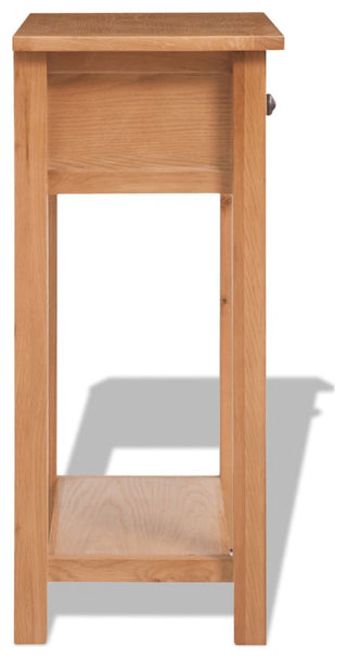 vidaXL Console Table Hallway Table Accent Table Entryway Table Solid Wood Oak