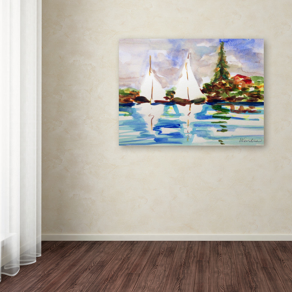 Wendra 'A Lovely Day' Canvas Art, 24x18