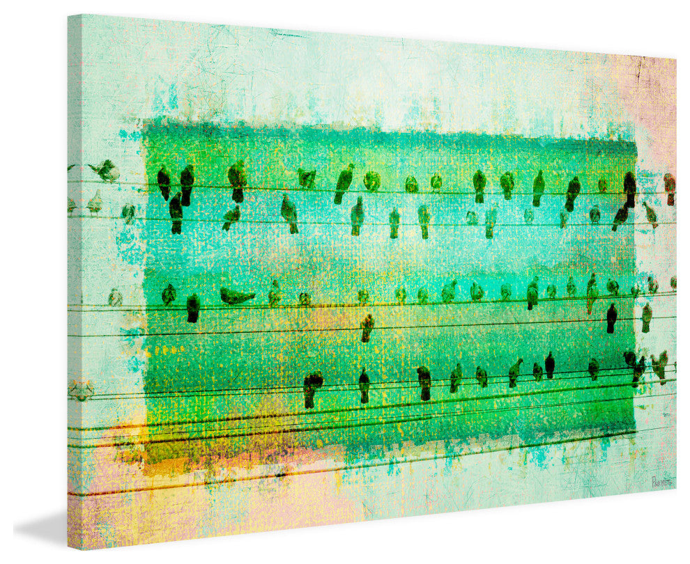 "Wire Nap" Fine Art Canvas Print, 24"x16"