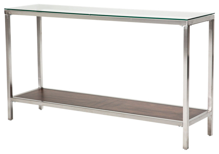 Diversey Console Table With Glass Top