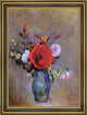 Odilon Redon Vase of Flowers  Framed Premium Canvas Print, 18"x27"
