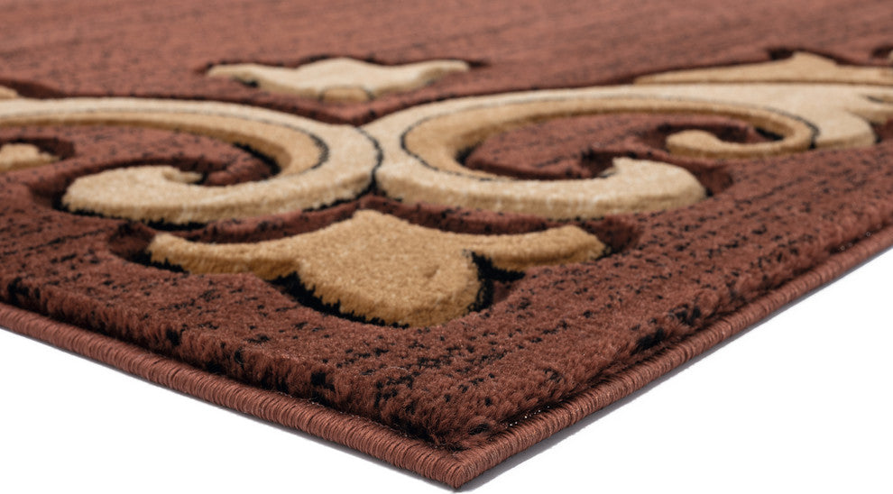 United Weavers Bristol Barnsley Brown Mat Rug 2'7x4'2