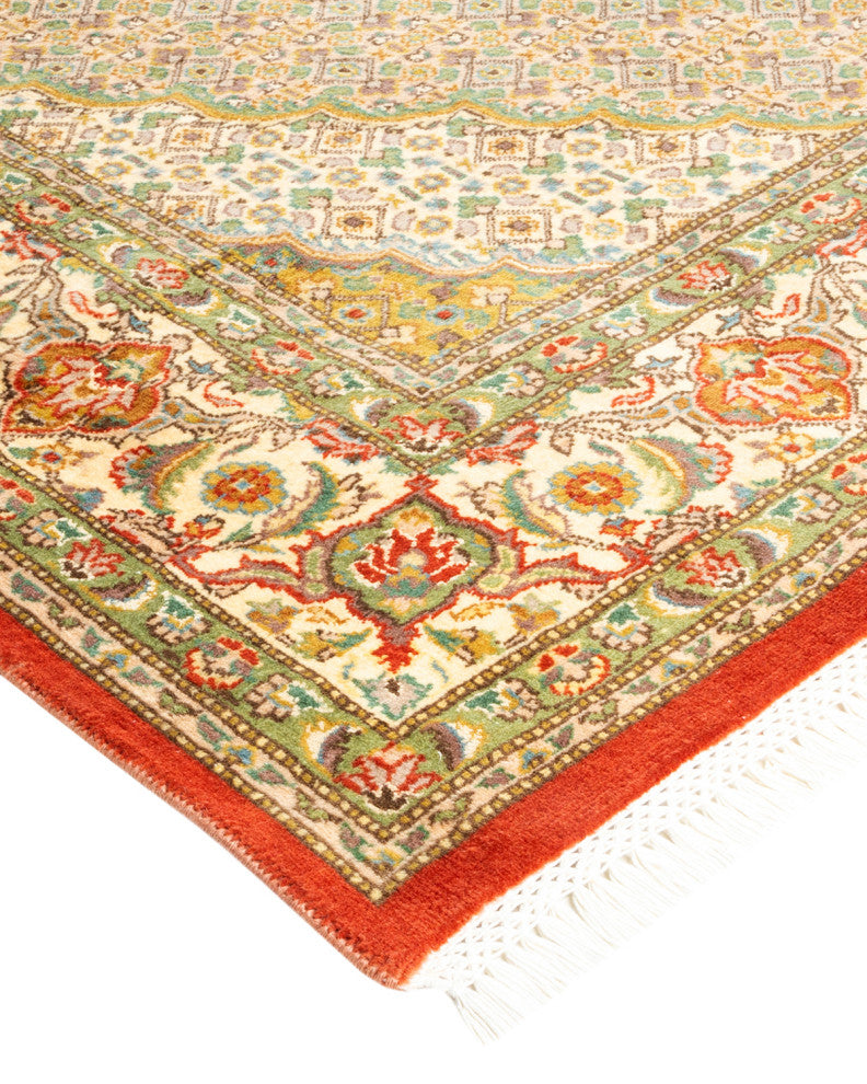 Mogul, One-of-a-Kind Hand-Knotted Area Rug Pink, 5' 8" x 8' 0"