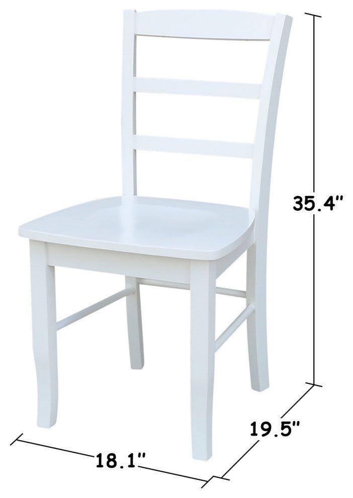 Set of Two Madrid Chairs, White