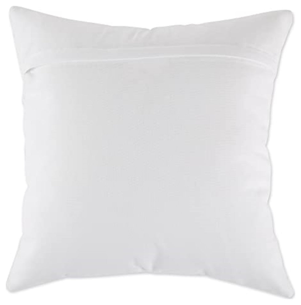 Dii Asst Christmas Prints Pillow Cover 18x18", 4-Piece Set