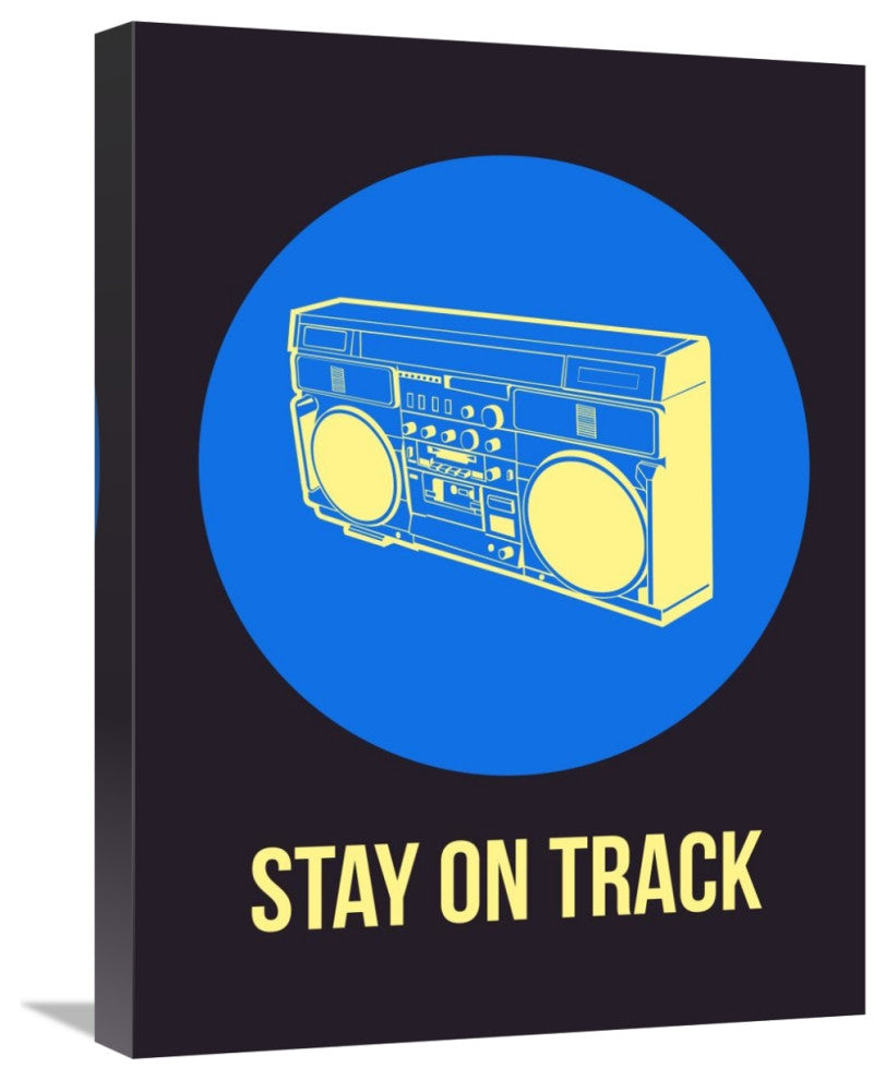 "Stay On Track BoomBox 2" Fine Art Print