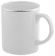 C-Handle Mugs, Set of 6, Silver