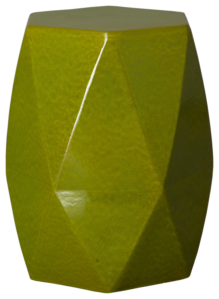 Brilliant Matrix Green Garden Stool