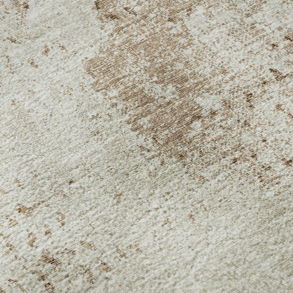 Premium Machine Washable Mayfield AMF34 Brown 3' x 5' Rug
