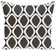 Pebbles Geometric Print Pillow, Passion Black, 16"x16"