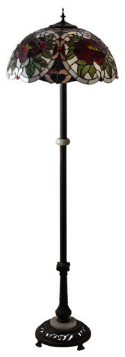Meyda Lighting 230195 62" High Renaissance Rose Floor Lamp
