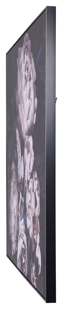 Wild Rose Framed Floral Canvas 50"Wx50"H2"D