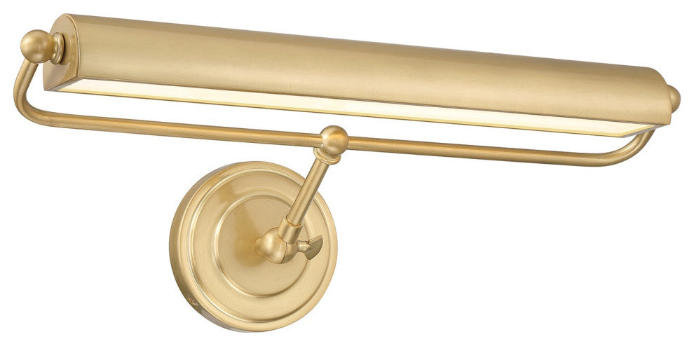 Miller LED Wall Sconce, Aged Brass
