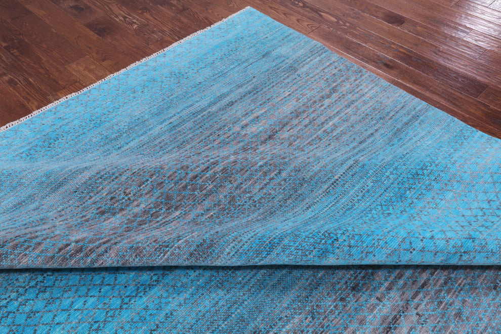 10' 0" X 14' 0" Savannah Grass Handmade Wool Rug - Q13415