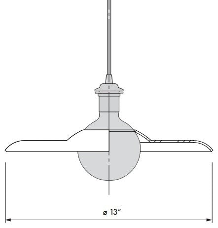 VITA Shade Table Lamp with LED Bulb