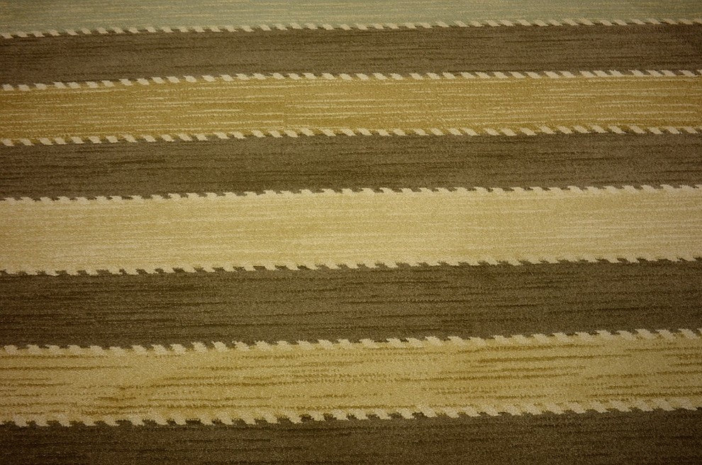 Unique Loom Brown Fars Monterey 6'x6' Round Rug