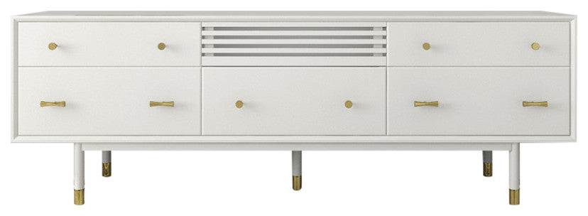 Lala Low TV Stand, White