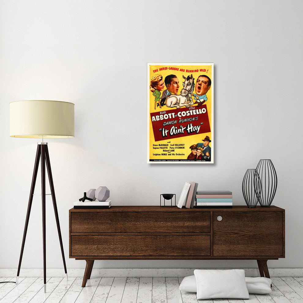 "Abbott & Costello - It Ain't Hay" Canvas by Hollywood Photo Archive, 26x40"