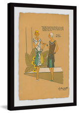 "Chatty Kathies" Framed Painting Print, 16"x24"