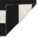 Sorrento Rugby Stripe Indoor/Outdoor Rug, Black, 8'3"x11'6"
