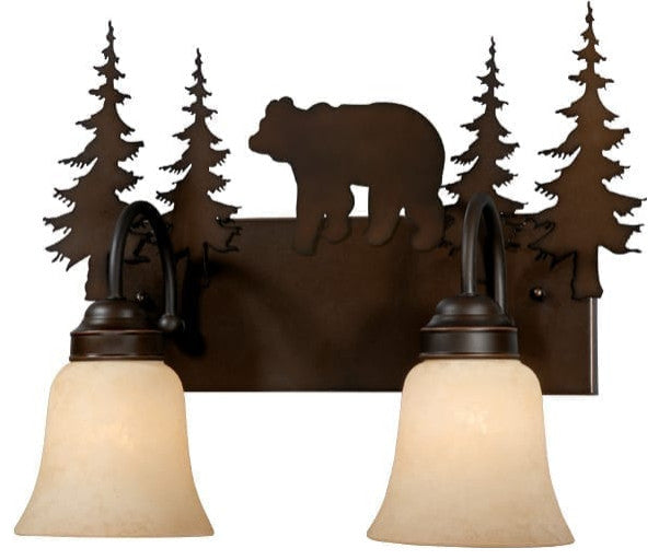 Vaxcel Bozeman 2L Vanity Burnished Bronze