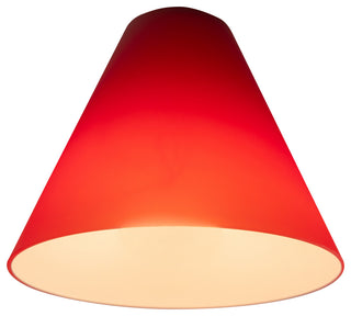 Inari Silk Martini Pendant Glass Shade, Red
