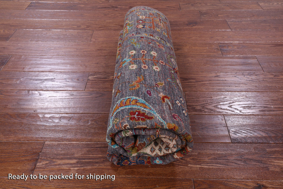 5' 0" X 7' 0" Persian Tabriz Hand Knotted Rug - Q12368