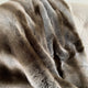 Plutus Fancy Gray Silver Chinchilla Faux Fur Handmade Luxury Throw