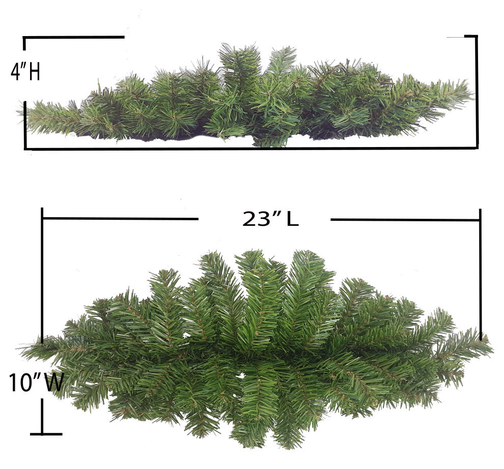 52 Tips Canadian Christmas Pine 24" Swag