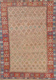 Consigned, Antique Handmade Southwestern Traditional Area Rug, Green, 3x5