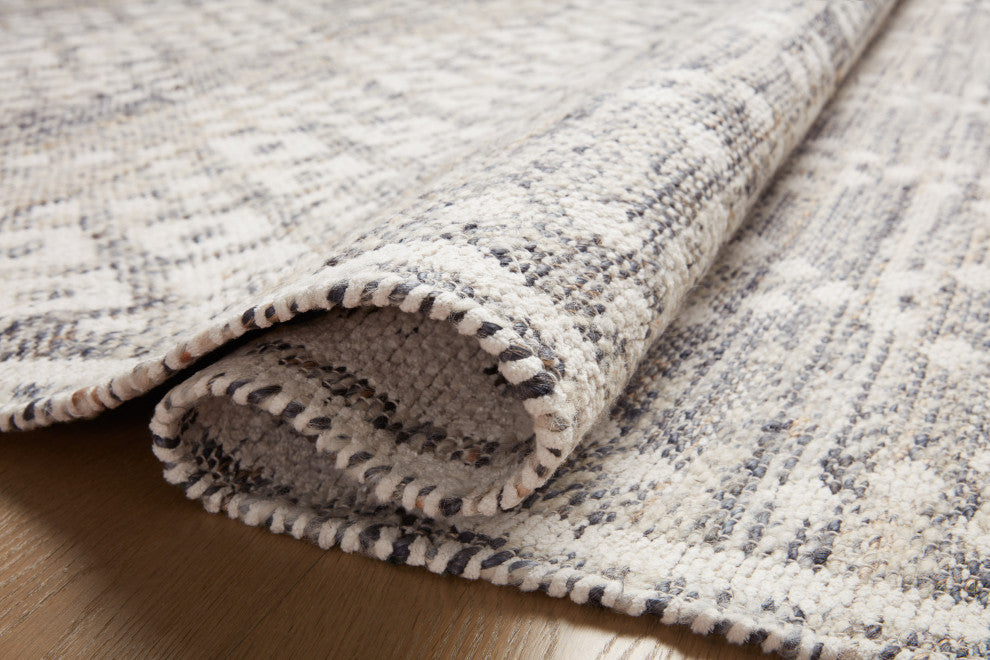 Angela Rose x Loloi Rivers Denim / Ivory 2'-3" x 3'-9" Accent Rug