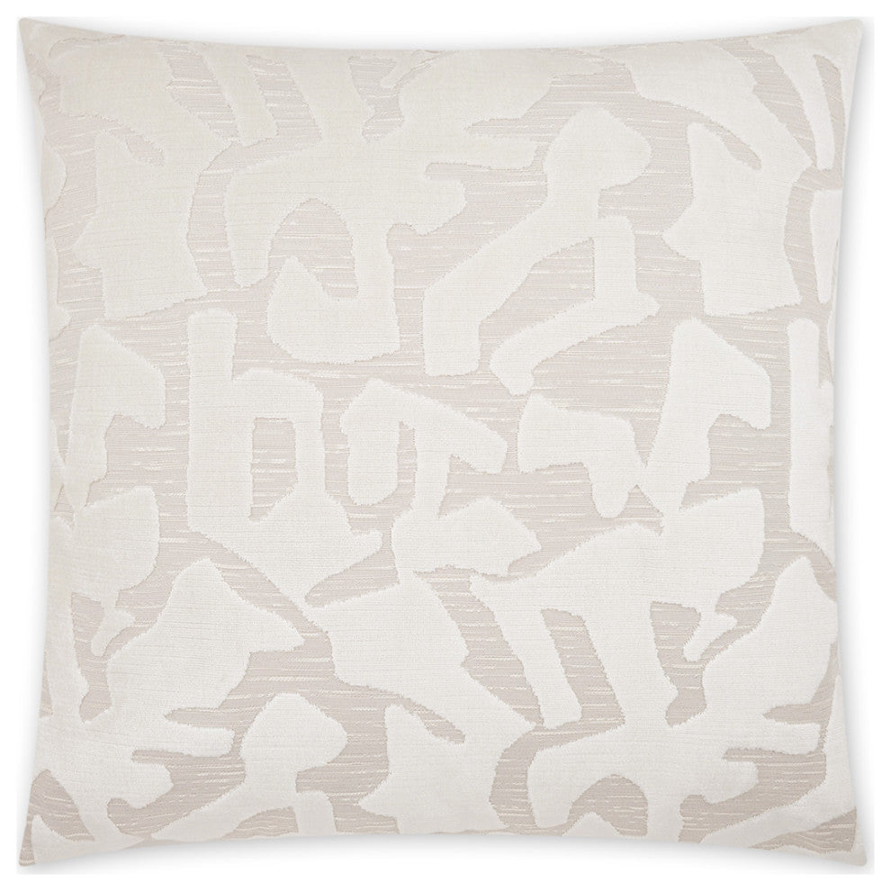 Banksy Pillow - Ivory